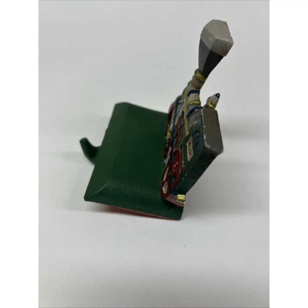 Vintage Midwest of cannon falls cast iron Christmas train stocking hanger Engine